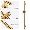 Luxier SB01-30-G 30 in. Adjustable Slide Bar for Handheld Showerheads
