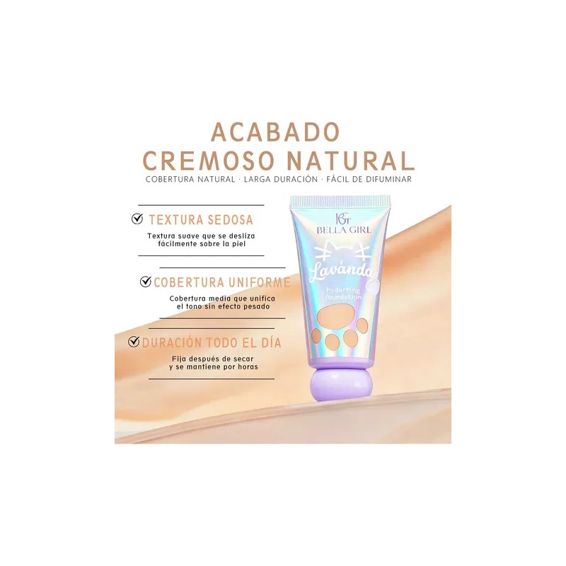Base De Maquillaje Líquido Bella Girl Natural 38ml
