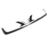 4Pcs Glossy Black Front Bumper Fog Light Eyebrow Cover Trim