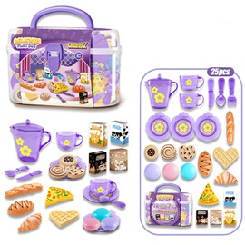MR.TIMELAG Kids Kitchen playset, Play Food & Cooking Toys, Preschool Toys, Kitchen Pretend Play Accessories, Restaurant Toy with Cooking Utensils, Play Food for Ages 3-8 Years Old