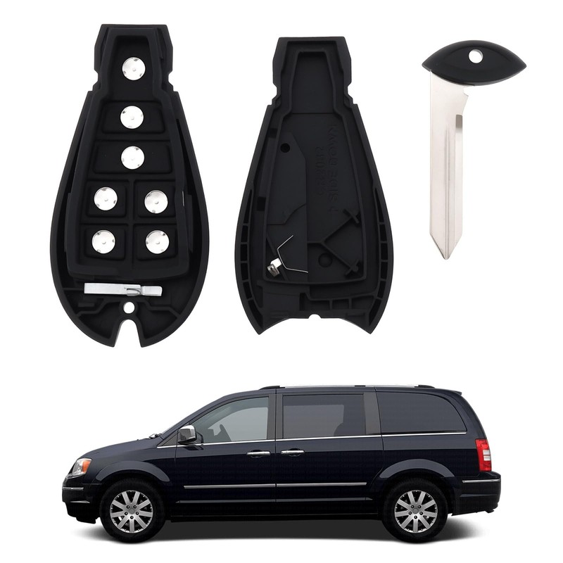 LT Easiyl 6 Button Remote Key Shell Compatible with Chrysler