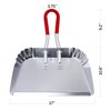 TOP DOG Metal Dustpan 17”, Aluminum Dust Pans Heavy Duty