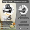Slicer Shredder Attachments for KitchenAid Stand Mixers, Cheese Grater, Salad