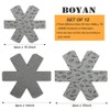 BOYAN Pot and Pan Protectors, Set of 12 and 3