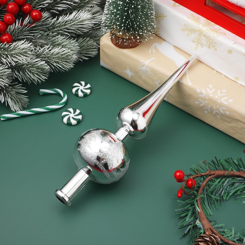 STOBOK Christmas Tree Topper Christmas Tree Topper Blown Xmas Tree