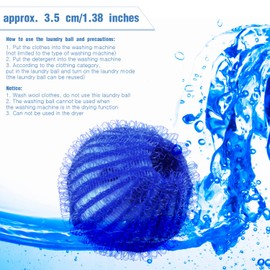 Pet Hair Remover for Laundry Lint Remover Washing Balls Reusable Dryer Balls Pet Hair Dryer Ball Lint Remover for Laundry, 6 Colors (12)