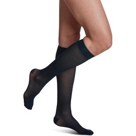 SIGVARIS EVERSHEER 780 - Calcetines de compresión para mujer (15-20 mmHg), Almendra tostada, MS - Medium Short