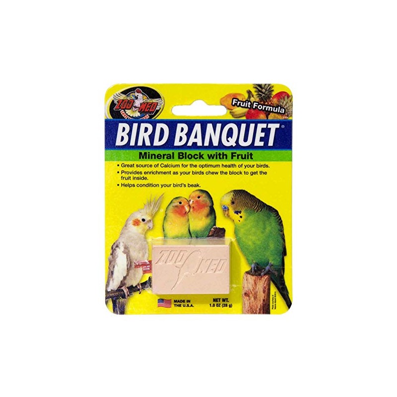 Zoo Med Fruit Bird Banquet Block Small