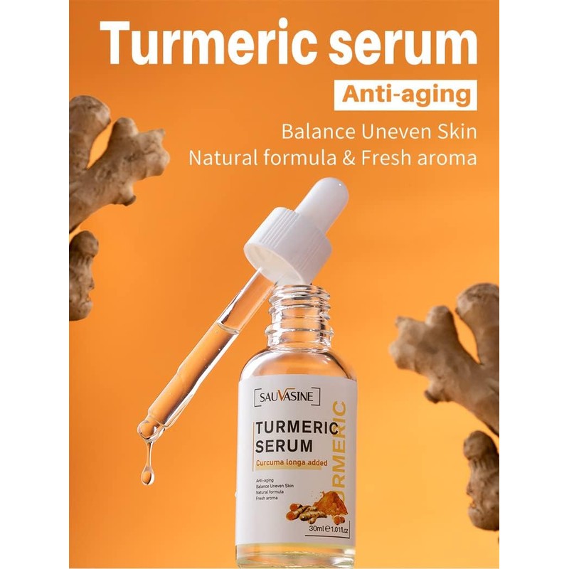 Turmeric Dark Spot Corrector Serum, Turmeric Serum, Turmeric Repair Face