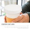 NOLITOY 150pcs Disposable Paper Cup Cover, 3.14 inches Recycled Drinking