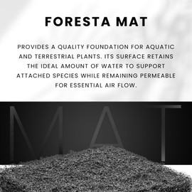 Ultum Nature Systems Foresta Mat - Aquarium Starter Kits, Accessories & Terrarium Supplies for Paludarium Tank w/Aquatic & Terrestrial Live Plant Display & Ideal Water System, 4 x 4 in - Pack of 6