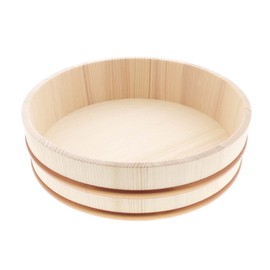 Tachibana Container, Sushi Tub, Plastic Tag, Rice Table, Made in Japan, Approx. 10.6 inches (27 cm), Approx. 3 Cups, Natural