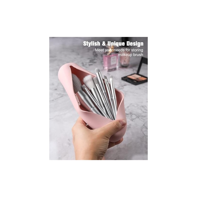 Triko Soporte para Brochas de Maquillaje Magnético, Estuche para Brochas