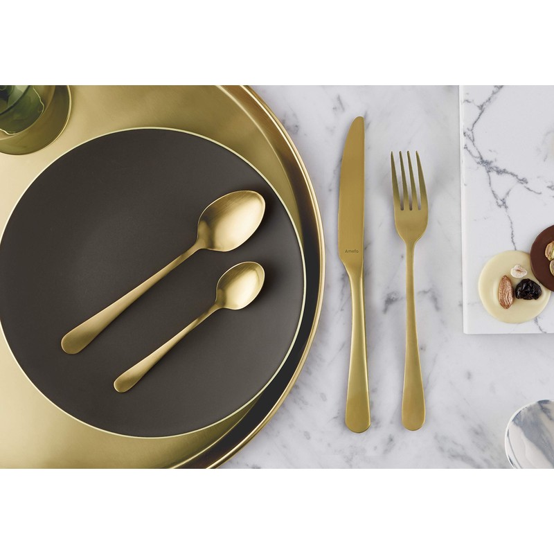 Amefa Austin 20pc Flatware Set - 18/0 Gold Stainless Steel