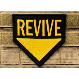 Revive Me! Patch (3.5 Inch) Hook & Loop Velkro Badge Army SpecOps Black Ops Tactical Patches