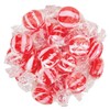 YANKEETRADERS Cinnamon Hard Candy Discs, Red and White Striped, 3