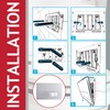SPARES2GO Luxury Concealed Toilet Cistern Flush Plate Kit for Wall