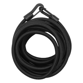 NUZAMAS Set of 2 7mm Strong Elastic Rope Bungee Shock Cord Fishing Kayak Elastic Rope 3 Meter Paddle Tied Rope with Hooks Replacement Leash Kayaking Accessories