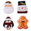 CHILDWEET Tinplate Cookie Box Snowman Gingerbread Christmas Candy Containers for