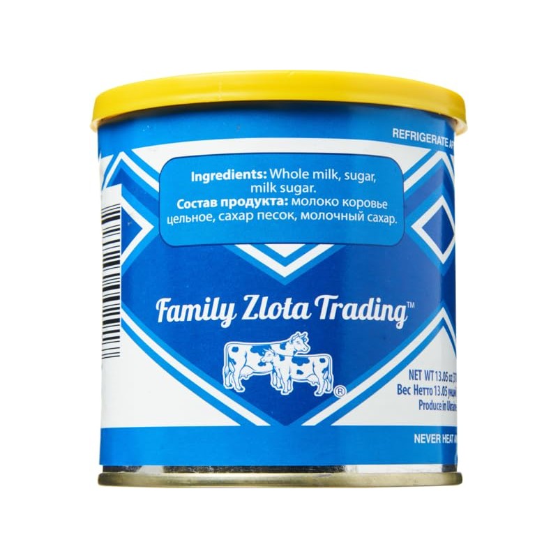 Family Zlota Trading, Sweetened Condensed Milk, Sgushenka with Sugar, Produced
