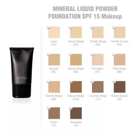 ProBeautyCo Mineral Liquid Powder Foundation Broad Spectrum SPF 15 -Pale Beige-