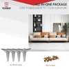 TCHOSUZ 6 Inch / 15cm Metal Furniture Legs, Set of