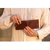 Gusti Gustav Men's Leather Wallet, brown, Retro