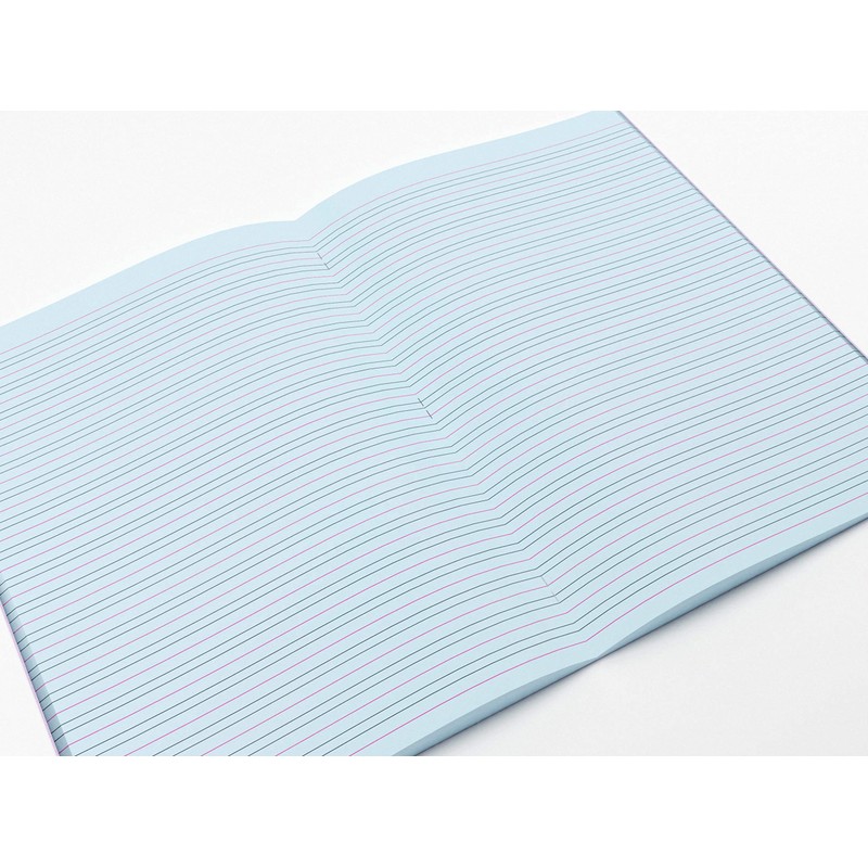 Silvine A4 Dyslexia Handwriting Book - Blue Tinted Paper, Standard