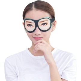 PAIKIUU Funny Eye Mask for Sleeping Funny Sleep Mask 3D Novelty Eye Mask Eye Mask with Eyes Open Funny Eyeshade Funny Blindfolds for Travel Sleeping Game Party
