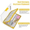 Hongri Clipboard with Storage, Yellow 8.5 x 11 Folder Nursing