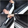 GRTHTATI 4IN X 30FT Gloss Black Vinyl Wrap for Chrome