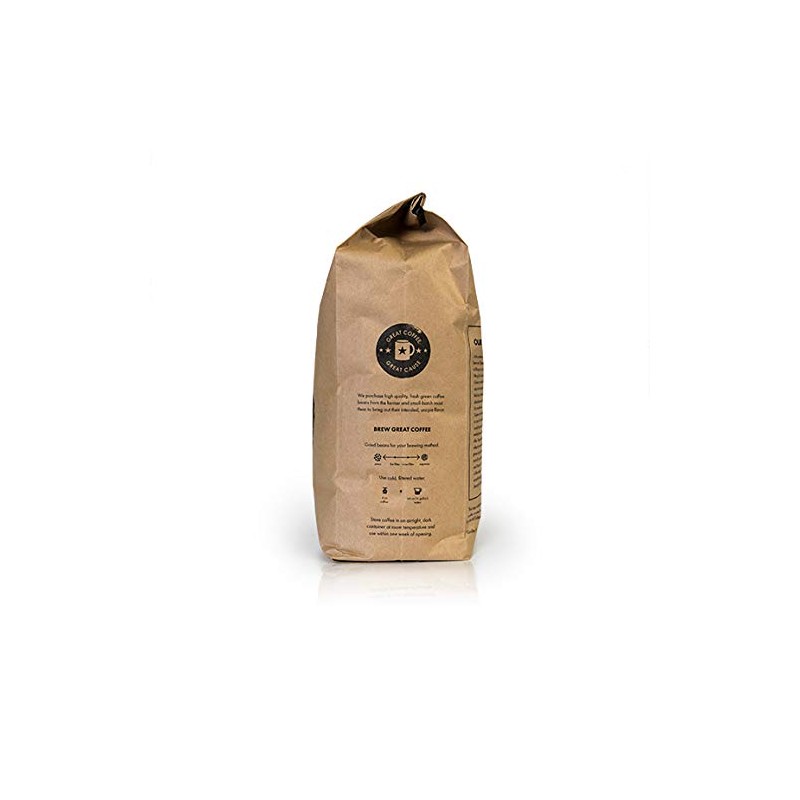 Gobena Coffee 5lb French Vanilla Whole Bean Medium Roast, 100%