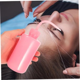 Beavorty Botella Exprimible Paquete de 8 Unidades para Limpieza de Pestañas 250ml Resistente y Flexible Boca Curva para Uso Seguro en Maquillaje y Cuidado Personal