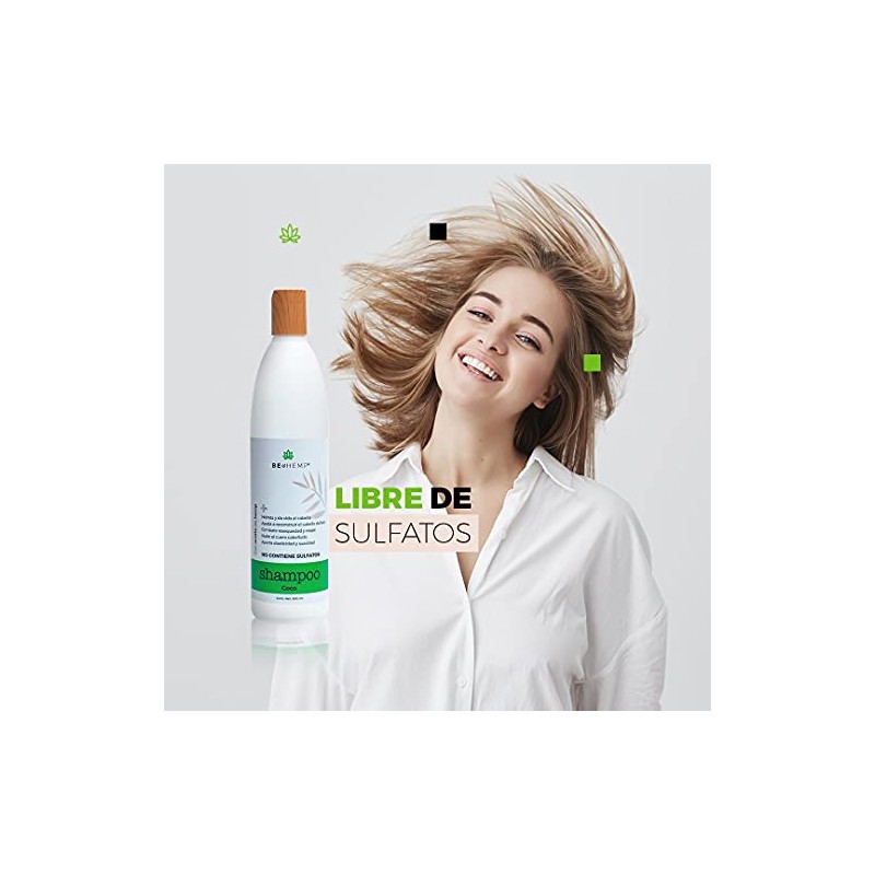 Shampoo Anti-caída Libre de Sulfatos y Parabenos 500 ml