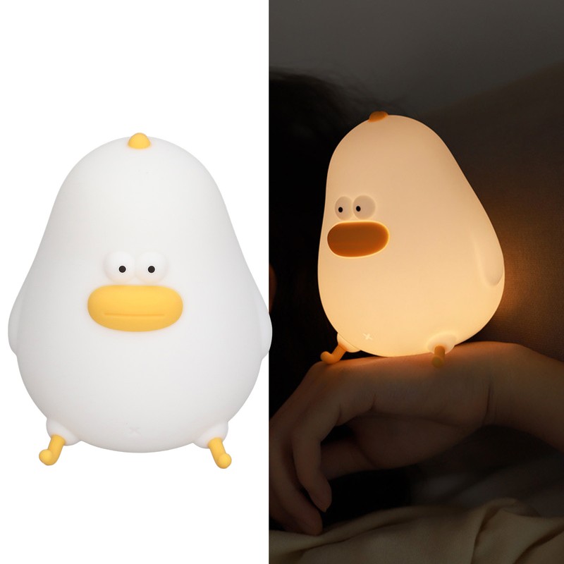 LED Night Light Interesting Chicken Pat Light USB Charging Baby