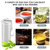 6 Pieces Loose Tea Infuser, Stainless Steel Tea Strainer, Spice
