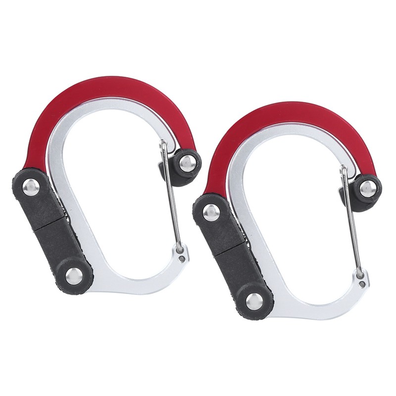 Aluminum Carabiner MultiFunction Outdoor Travelling Quick Hanging External Buckle 2