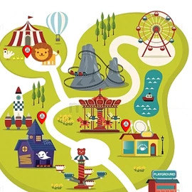 You are Here Map Pointer Stickers 0.5 x 0.7 Inch Each – Perfect for Maps, Projects & More,120 Pcs