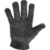 normani Security Quartz Sand Gloves Genuine Leather Dark Black Size