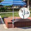 Parasol Clips, Parasol Holder Balcony Railing, Table Clamp for Garden