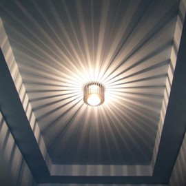Gimartuk Modern Corridor Portal Lights Creative Ceiling Lights Built Sunflower Wall Lights Asian Lights 3 W Warm White [Energy Category A+++, Aluminium, 3w Warmweiß, E27, 3.0W, 110.00V
