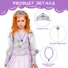 NebulaGlam Princess Dress Up Magic Wand Girls Stick Crown Necklace
