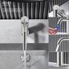 KENES Brushed Nickel Bathroom Faucet Single Hole Modern Bathroom Sink