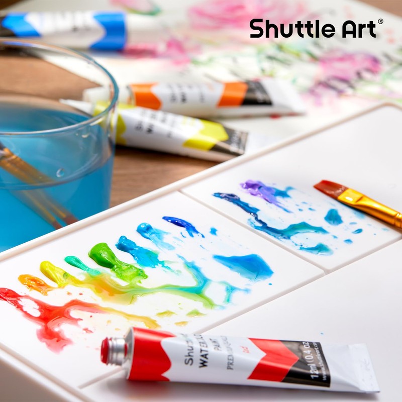 Shuttle Art Watercolor Paint Set, 15 Colors Watercolor Paint in