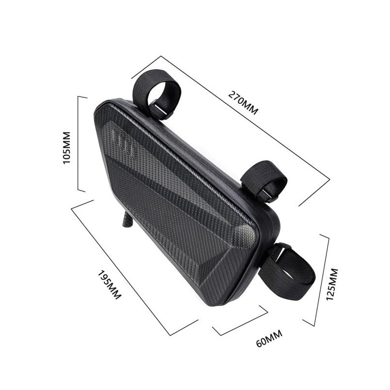 Motorcycle Side Back, Carbon Style Bag, Tandem Step, Engine Frame,