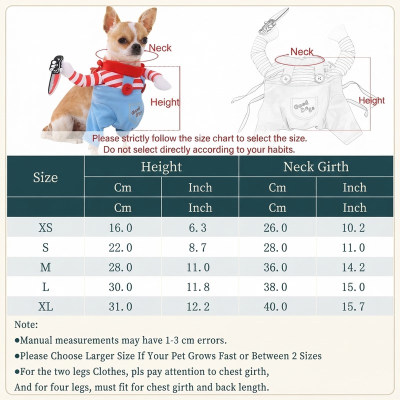 Funny Halloween Pet Costume for Dogs – Striped Jumpsuit with