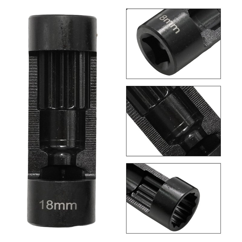 Hoypeyfiy 5PCS 1/2" Drive Strut Nut Socket Set, Robust Kit