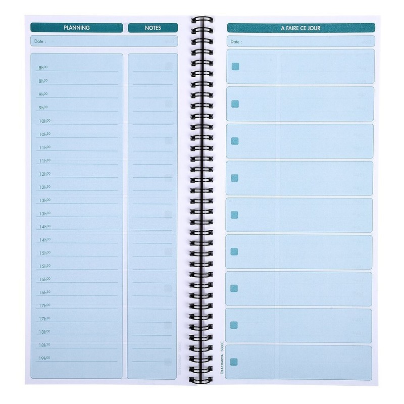 Exacompta 5380E Spiral Bound Notebook 125 Sheets 14 x 29.7