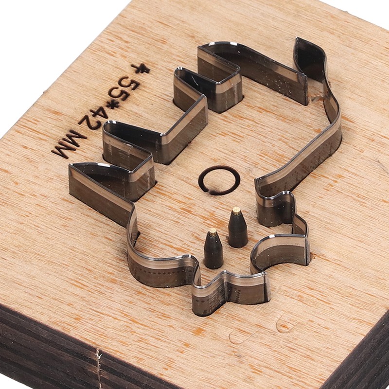 Cutting Die Cow Shape 55x42mm Leather Punching Mold Alloy Steel