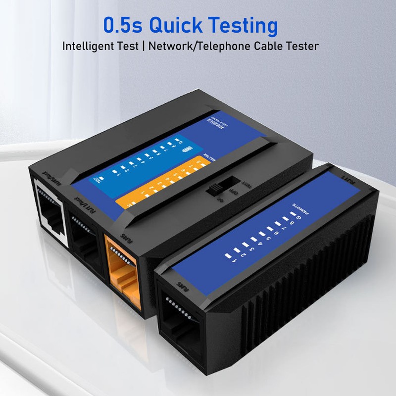 Network Cable Tester RJ45 RJ11 8P 6P 4P Fault Diagnosis